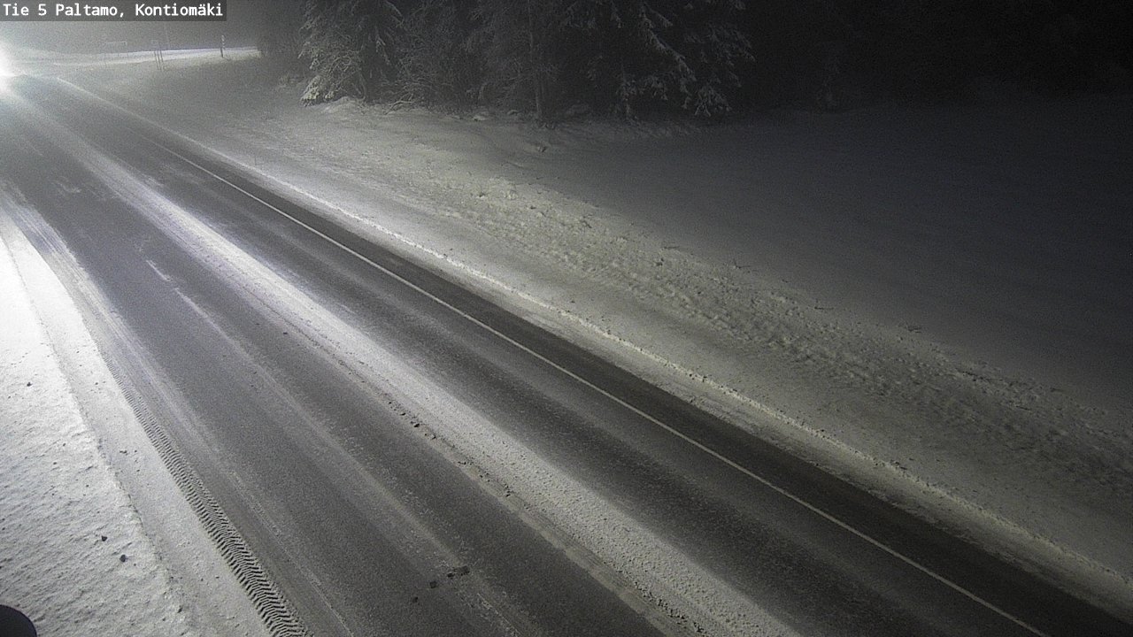 Weather Camera Image Road 5 Paltamo, Kontiomäki, Paltamo, Kainuu