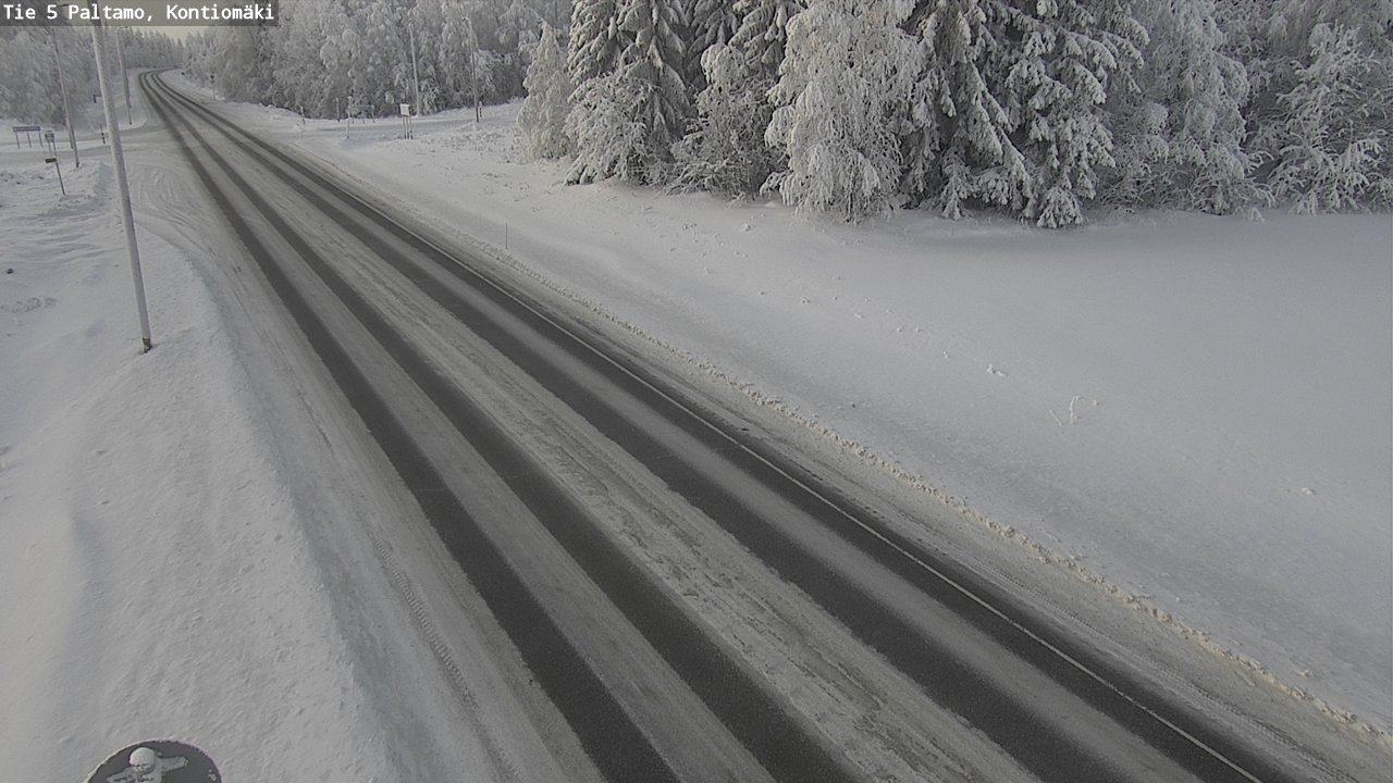 Weather Camera Image Väg 5 Paltamo, Kontiomäki, Paltamo, Kainuu