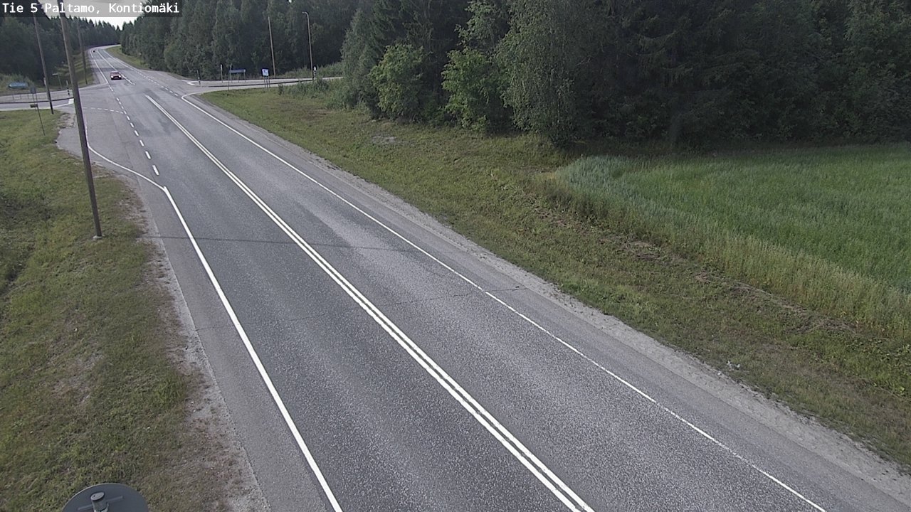 Weather Camera Image Road 5 Paltamo, Kontiomäki, Paltamo, Kainuu