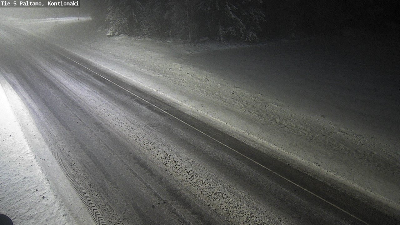 Weather Camera Image Road 5 Paltamo, Kontiomäki, Paltamo, Kainuu