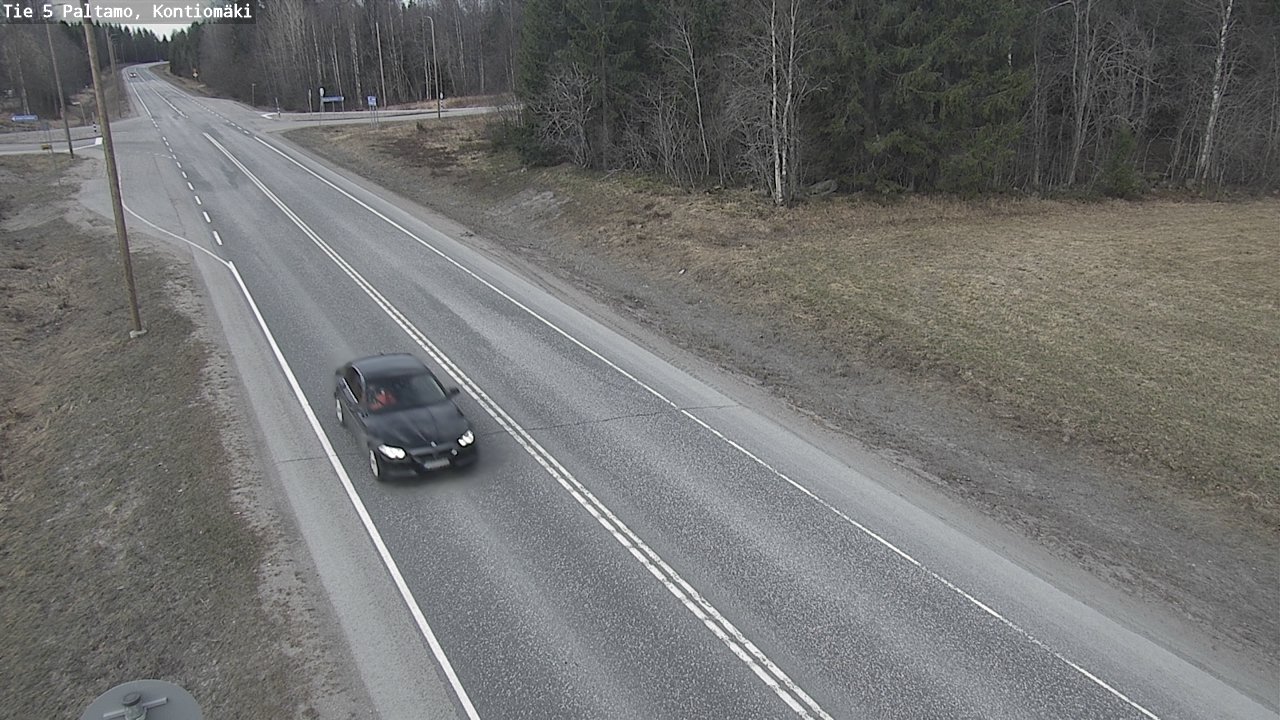 Weather Camera Image Road 5 Paltamo, Kontiomäki, Paltamo, Kainuu