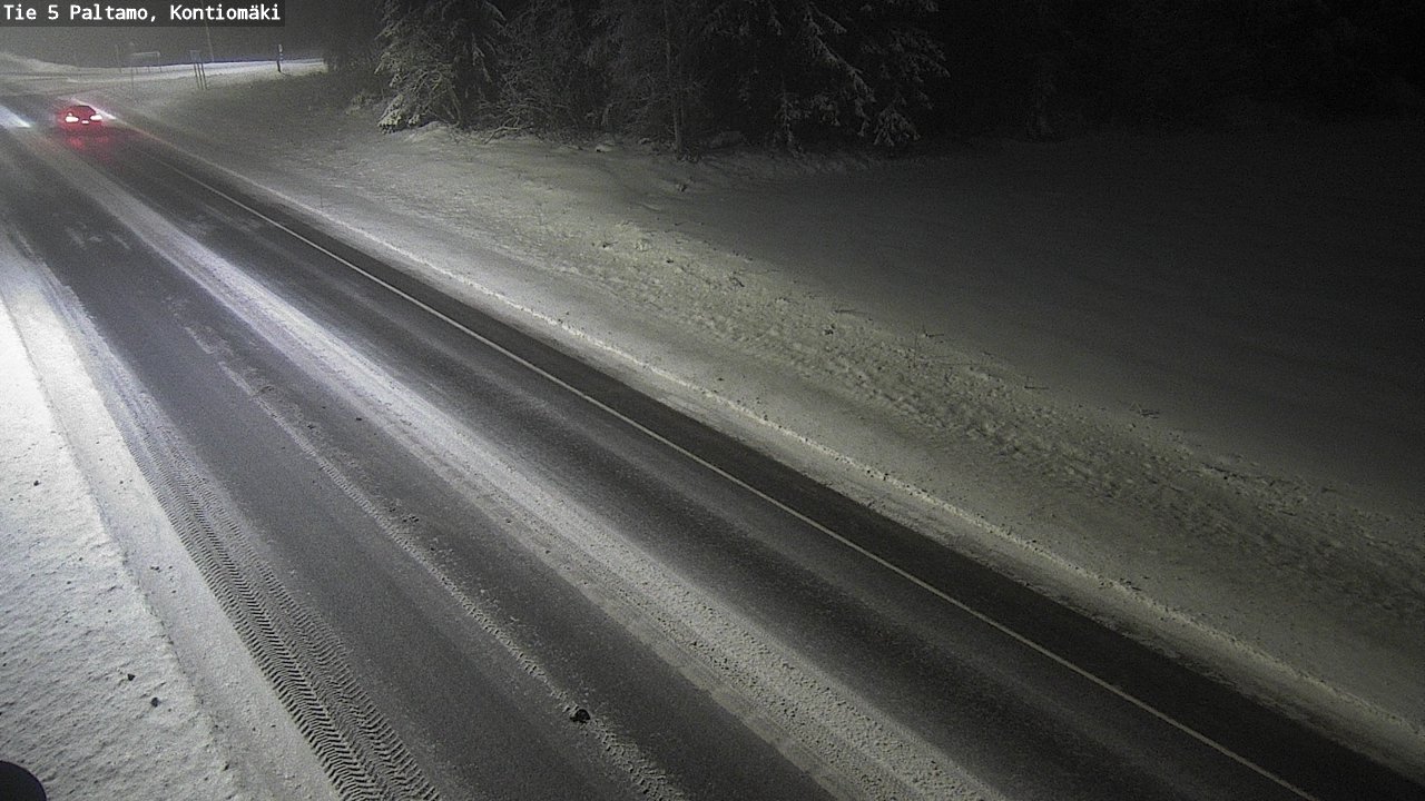 Weather Camera Image Road 5 Paltamo, Kontiomäki, Paltamo, Kainuu