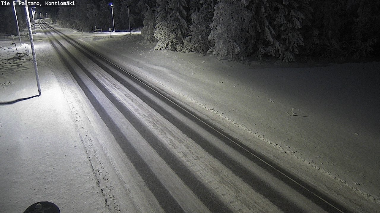 Weather Camera Image Väg 5 Paltamo, Kontiomäki, Paltamo, Kainuu