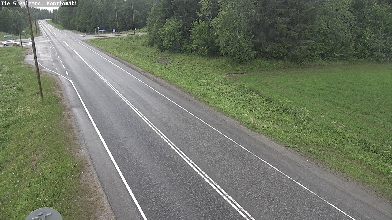 Weather Camera Image Road 5 Paltamo, Kontiomäki, Paltamo, Kainuu