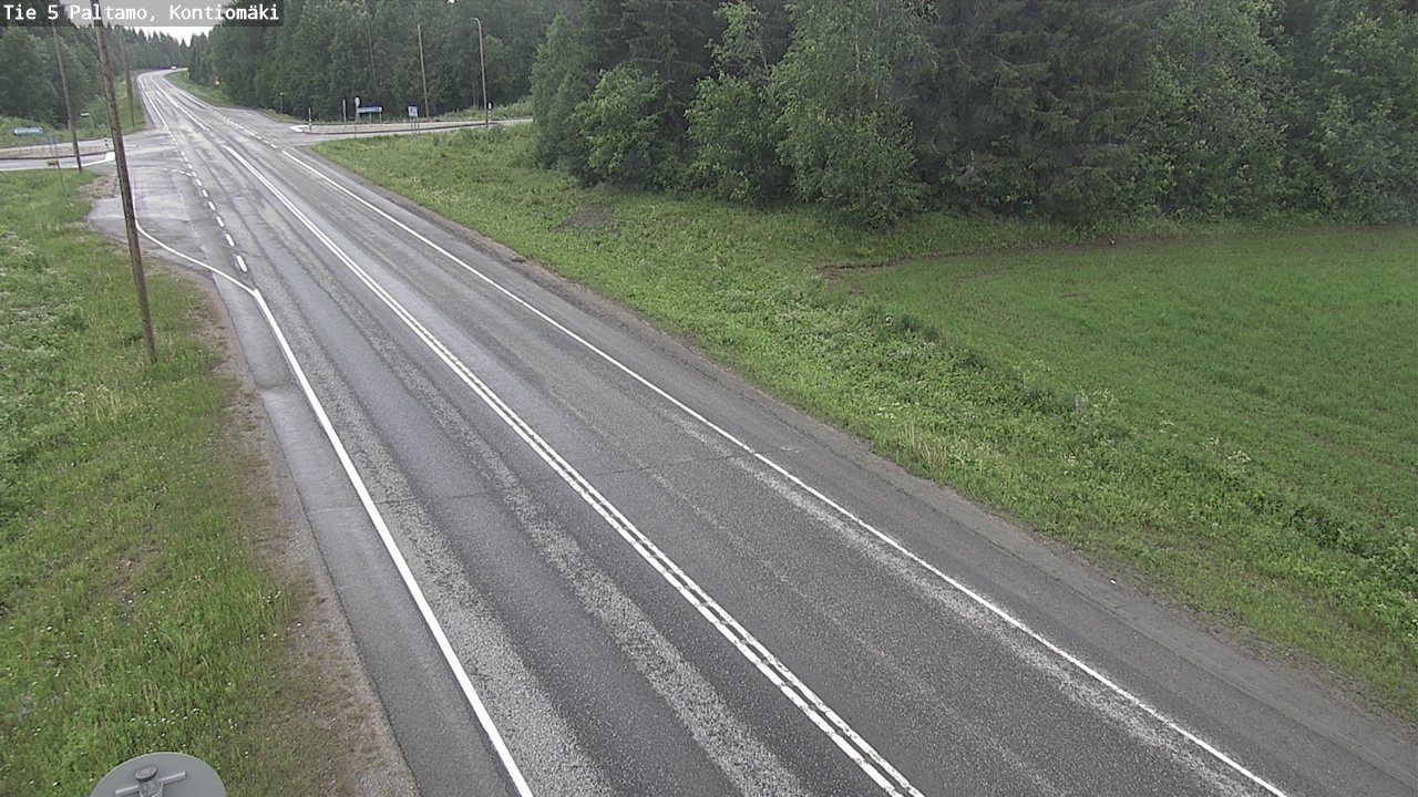 Weather Camera Image Road 5 Paltamo, Kontiomäki, Paltamo, Kainuu