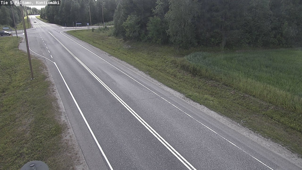 Weather Camera Image Väg 5 Paltamo, Kontiomäki, Paltamo, Kainuu