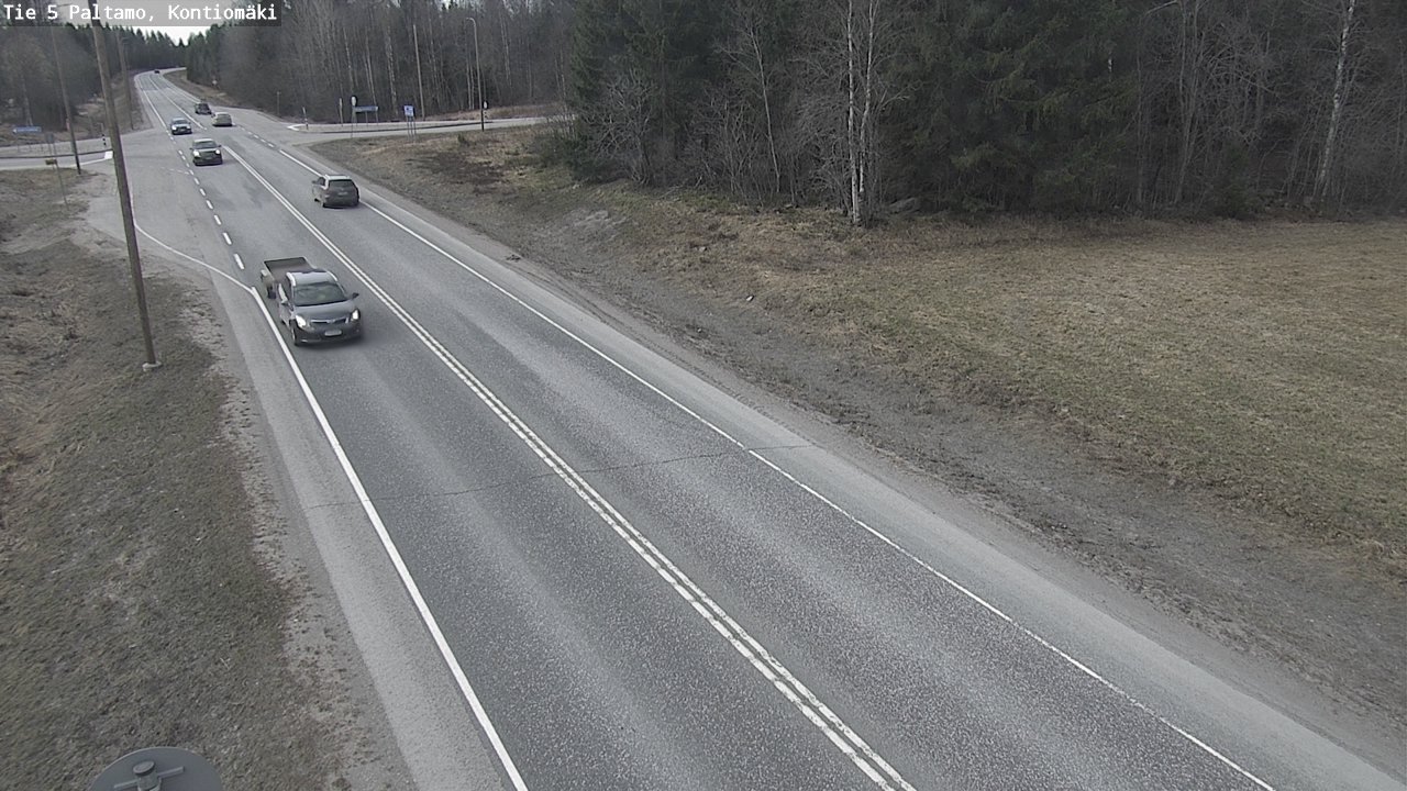 Weather Camera Image Road 5 Paltamo, Kontiomäki, Paltamo, Kainuu