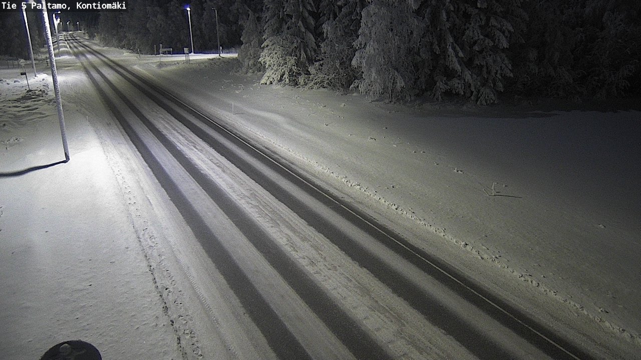 Weather Camera Image Väg 5 Paltamo, Kontiomäki, Paltamo, Kainuu