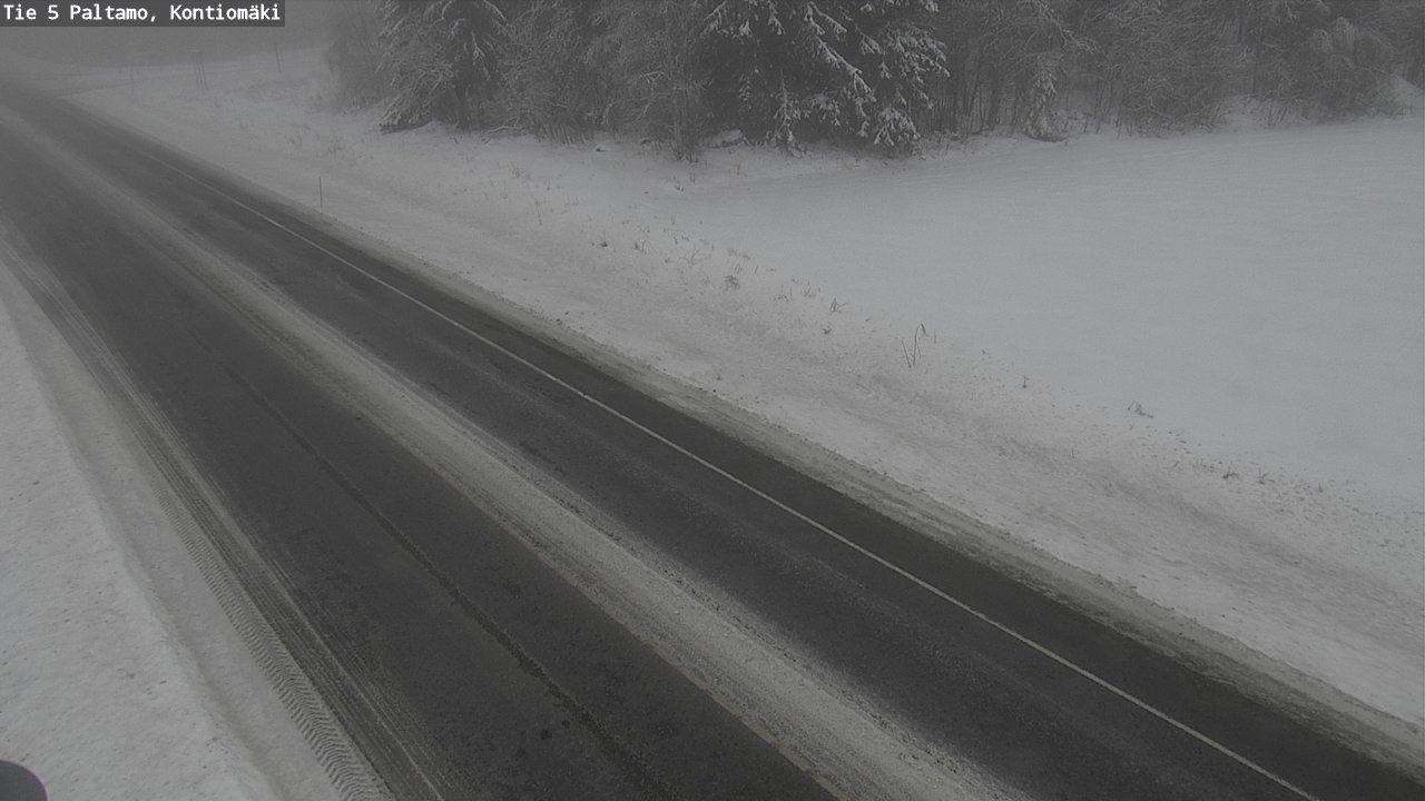 Weather Camera Image Road 5 Paltamo, Kontiomäki, Paltamo, Kainuu