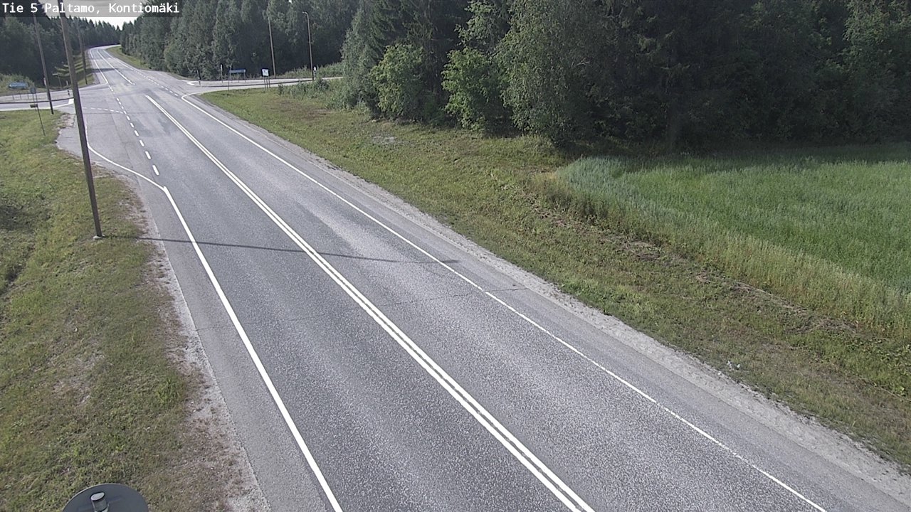 Weather Camera Image Road 5 Paltamo, Kontiomäki, Paltamo, Kainuu