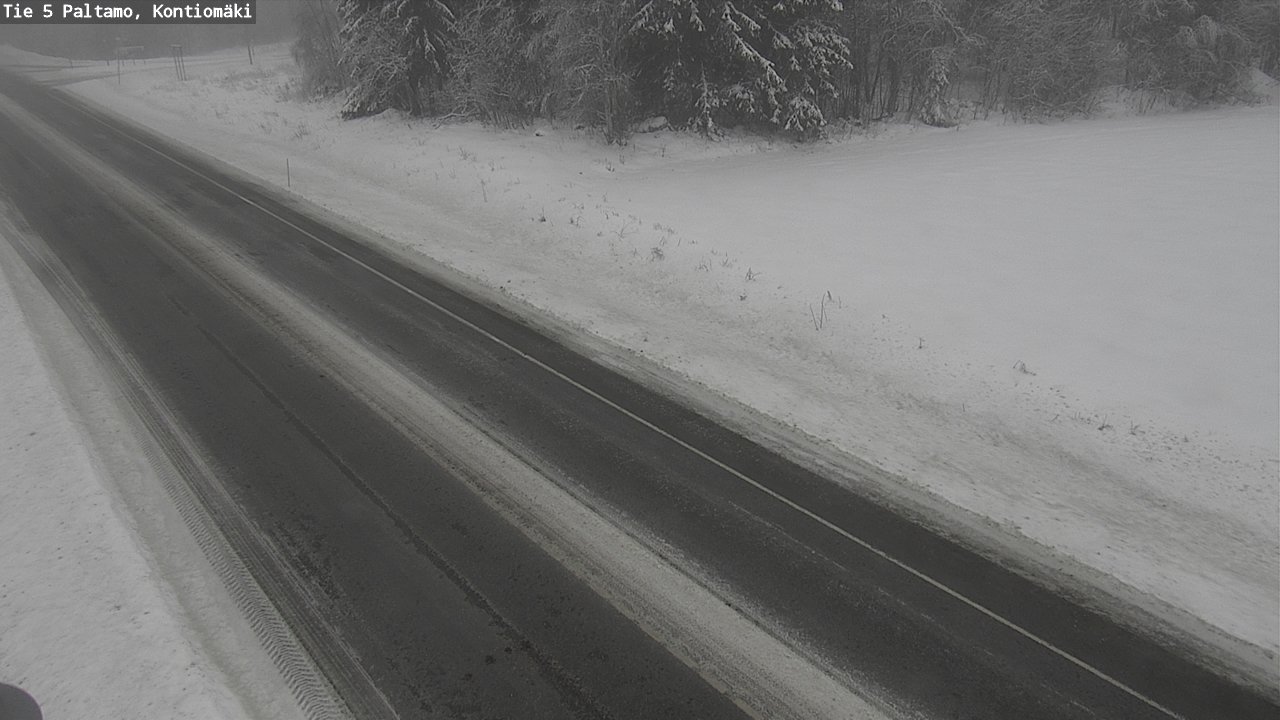 Weather Camera Image Road 5 Paltamo, Kontiomäki, Paltamo, Kainuu