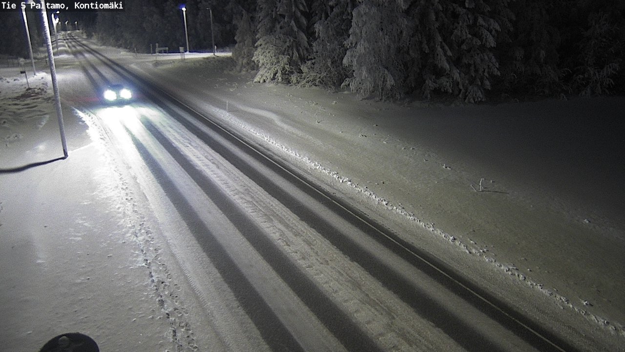 Weather Camera Image Väg 5 Paltamo, Kontiomäki, Paltamo, Kainuu