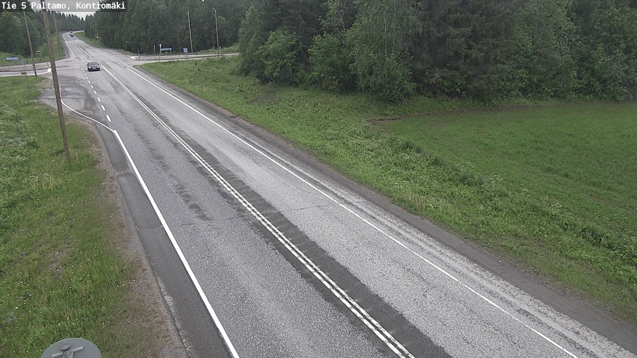 Weather Camera Image Road 5 Paltamo, Kontiomäki, Paltamo, Kainuu