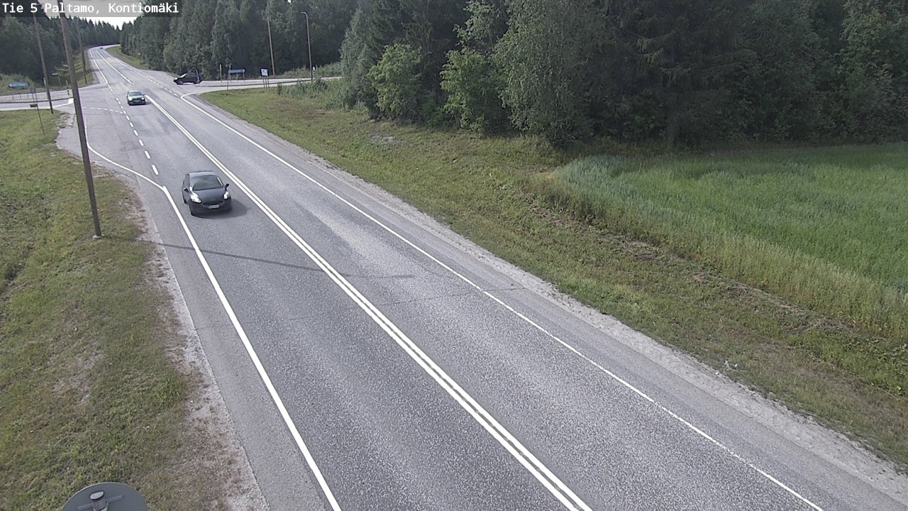 Weather Camera Image Road 5 Paltamo, Kontiomäki, Paltamo, Kainuu