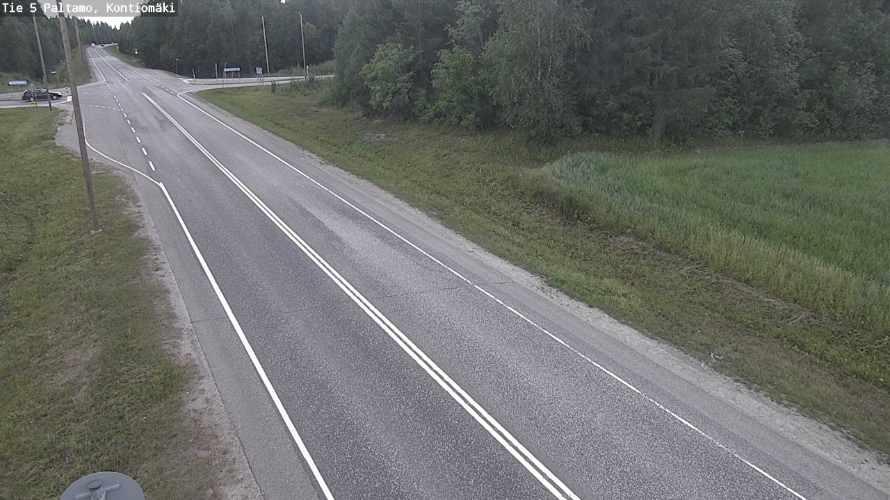 Weather Camera Image Väg 5 Paltamo, Kontiomäki, Paltamo, Kainuu