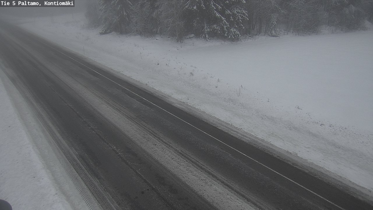Weather Camera Image Road 5 Paltamo, Kontiomäki, Paltamo, Kainuu
