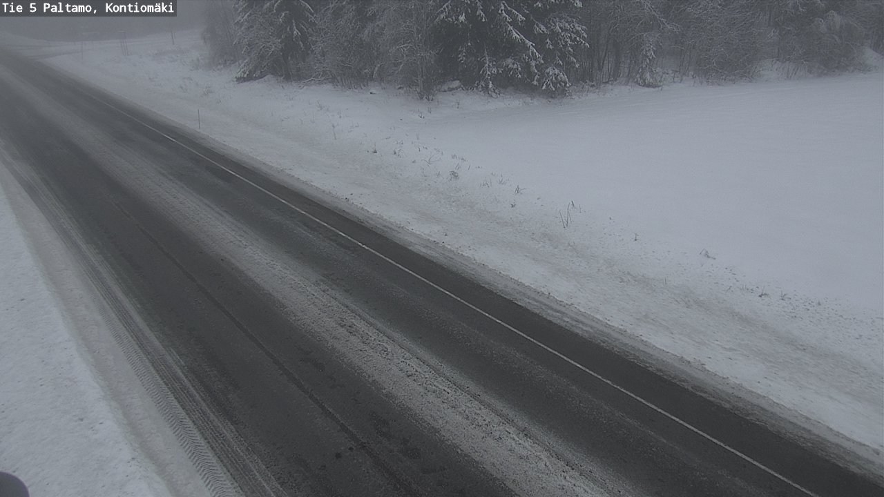 Weather Camera Image Road 5 Paltamo, Kontiomäki, Paltamo, Kainuu