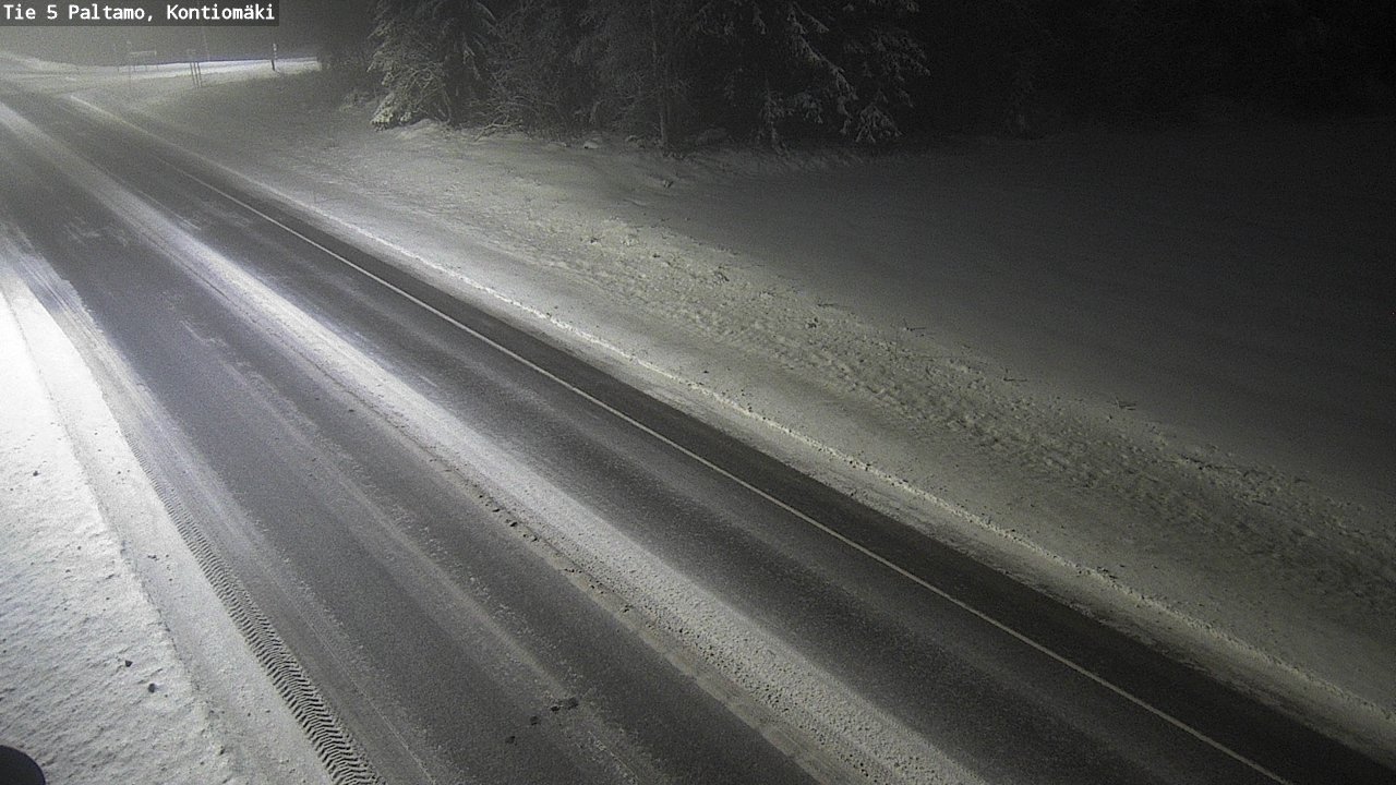 Weather Camera Image Road 5 Paltamo, Kontiomäki, Paltamo, Kainuu