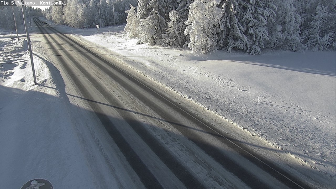 Weather Camera Image Väg 5 Paltamo, Kontiomäki, Paltamo, Kainuu