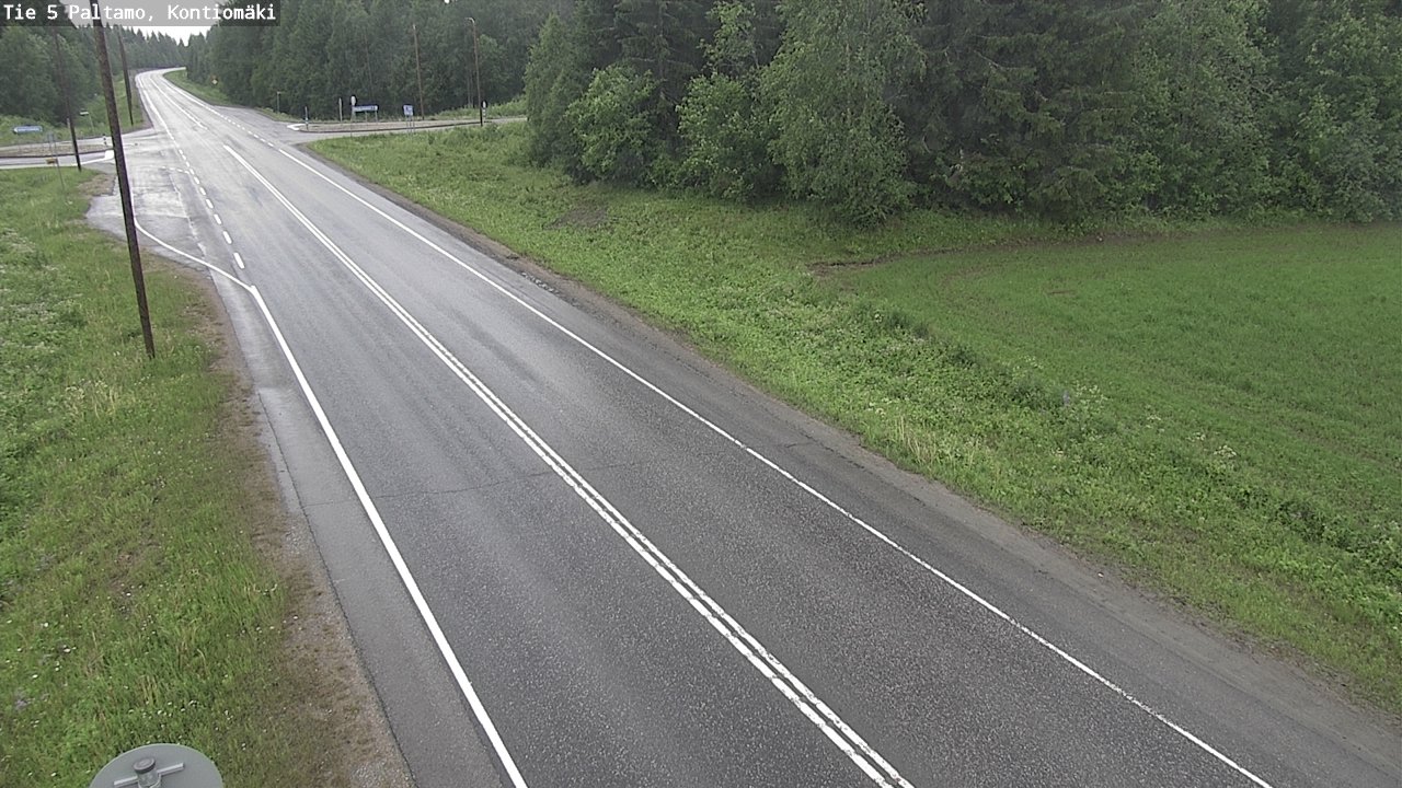 Weather Camera Image Road 5 Paltamo, Kontiomäki, Paltamo, Kainuu