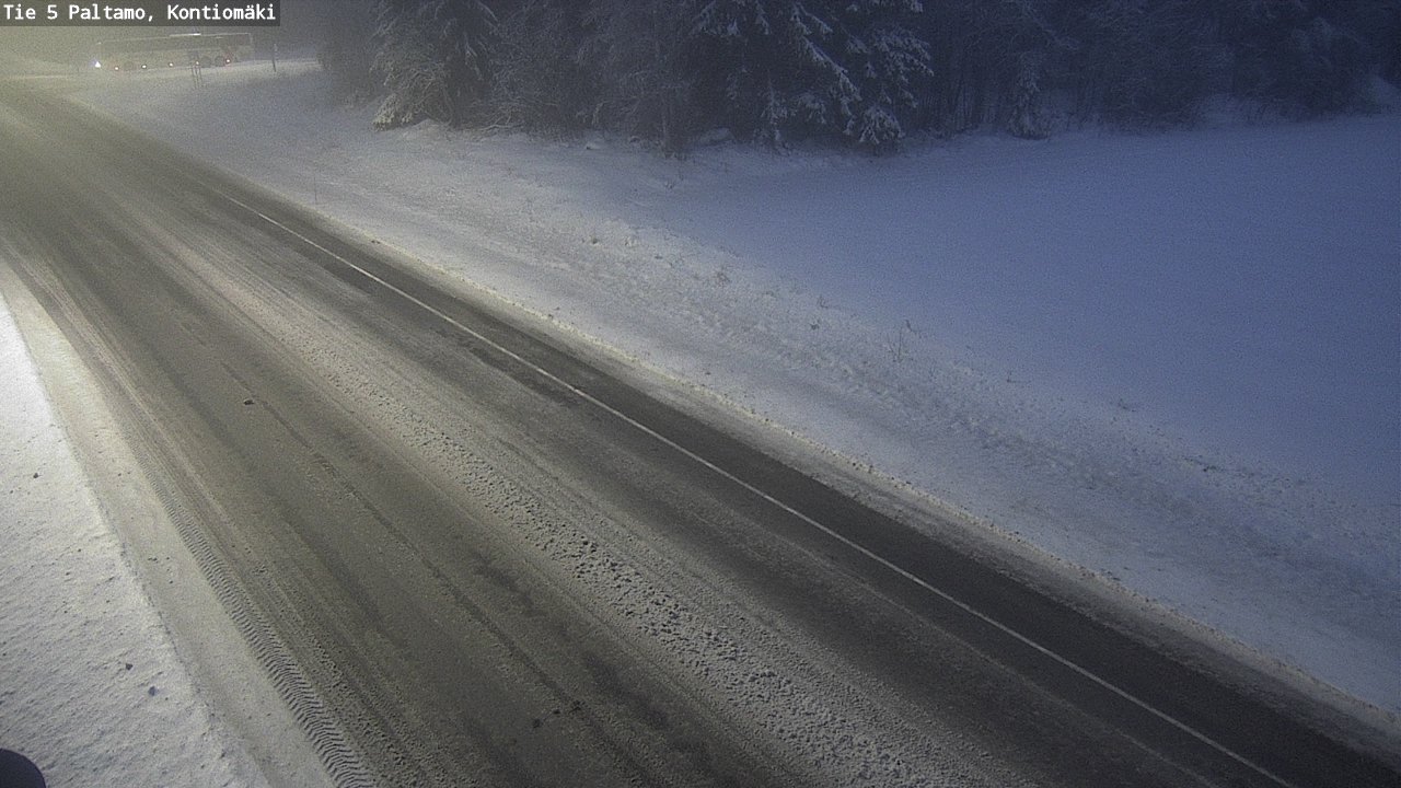 Weather Camera Image Road 5 Paltamo, Kontiomäki, Paltamo, Kainuu
