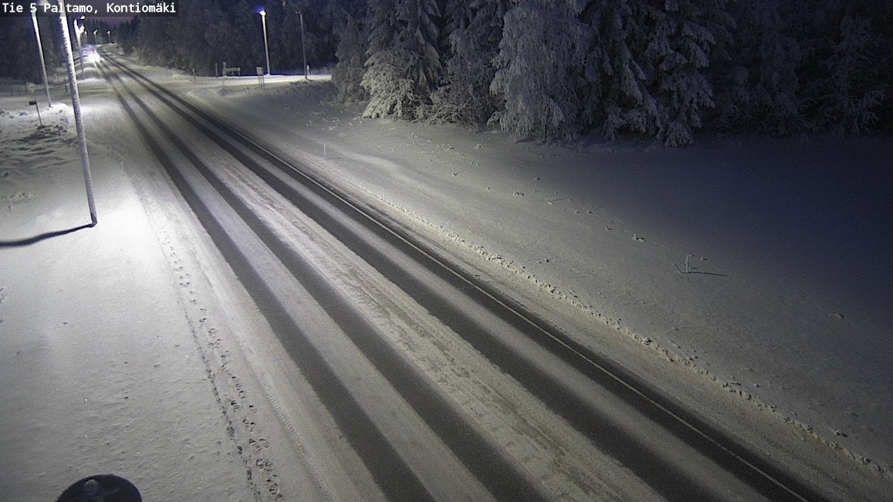 Weather Camera Image Väg 5 Paltamo, Kontiomäki, Paltamo, Kainuu