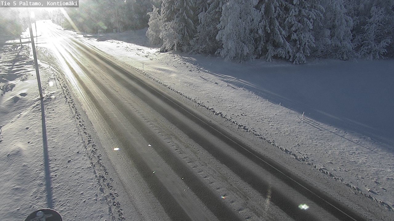 Weather Camera Image Väg 5 Paltamo, Kontiomäki, Paltamo, Kainuu