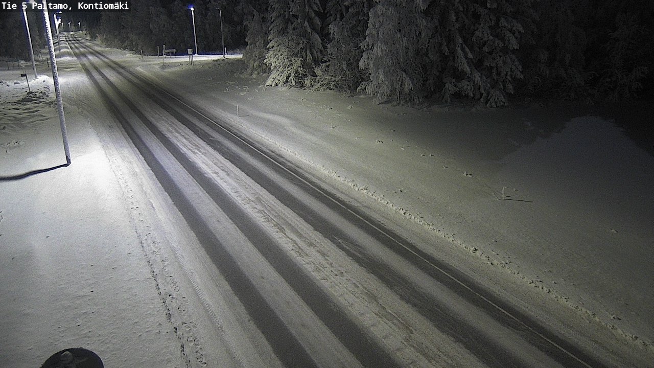 Weather Camera Image Road 5 Paltamo, Kontiomäki, Paltamo, Kainuu