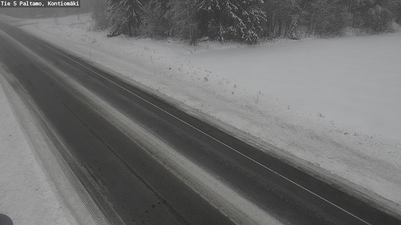 Weather Camera Image Road 5 Paltamo, Kontiomäki, Paltamo, Kainuu
