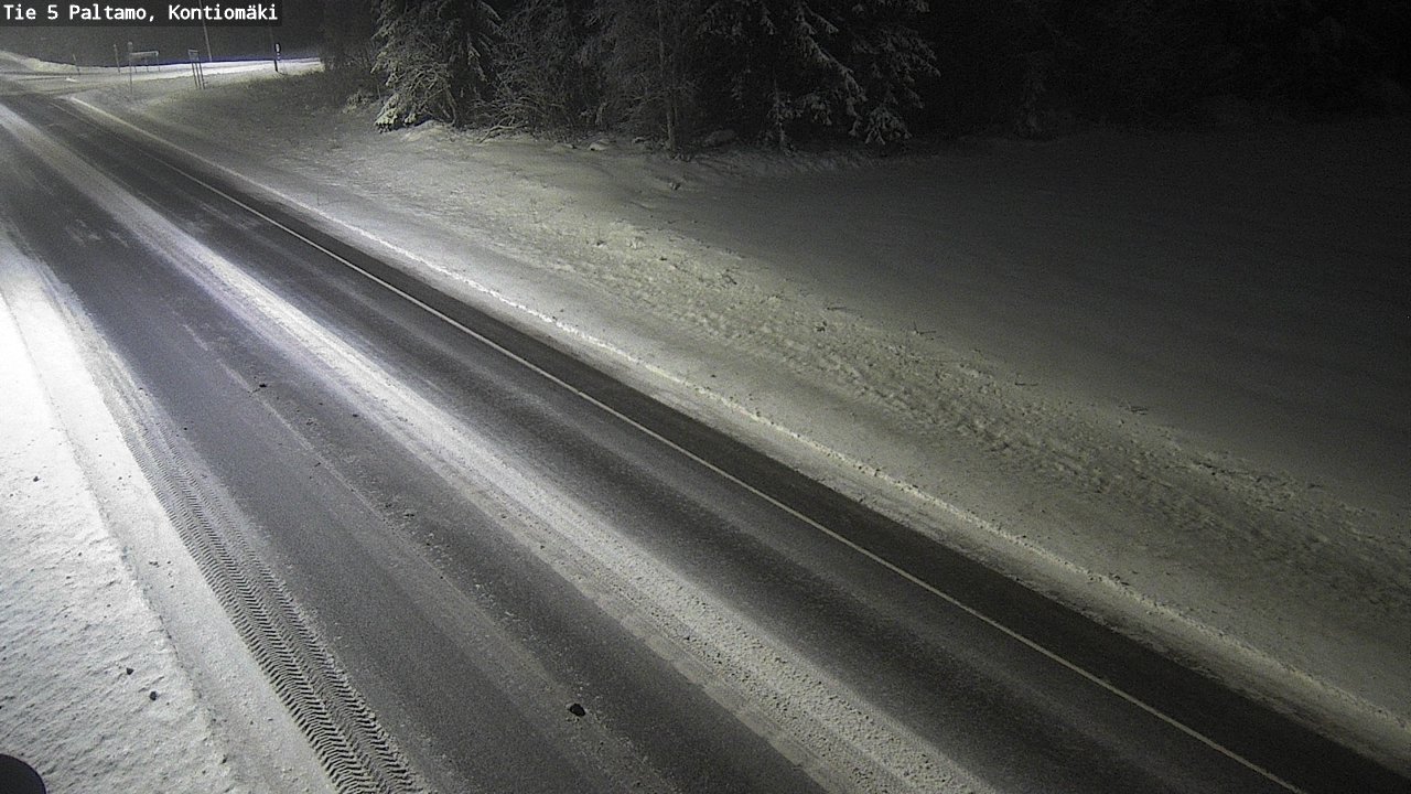 Weather Camera Image Road 5 Paltamo, Kontiomäki, Paltamo, Kainuu