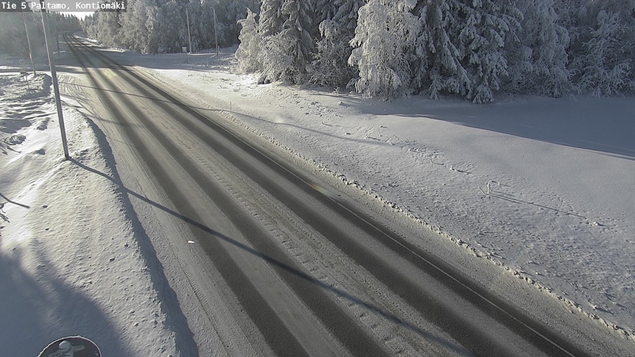 Weather Camera Image Väg 5 Paltamo, Kontiomäki, Paltamo, Kainuu