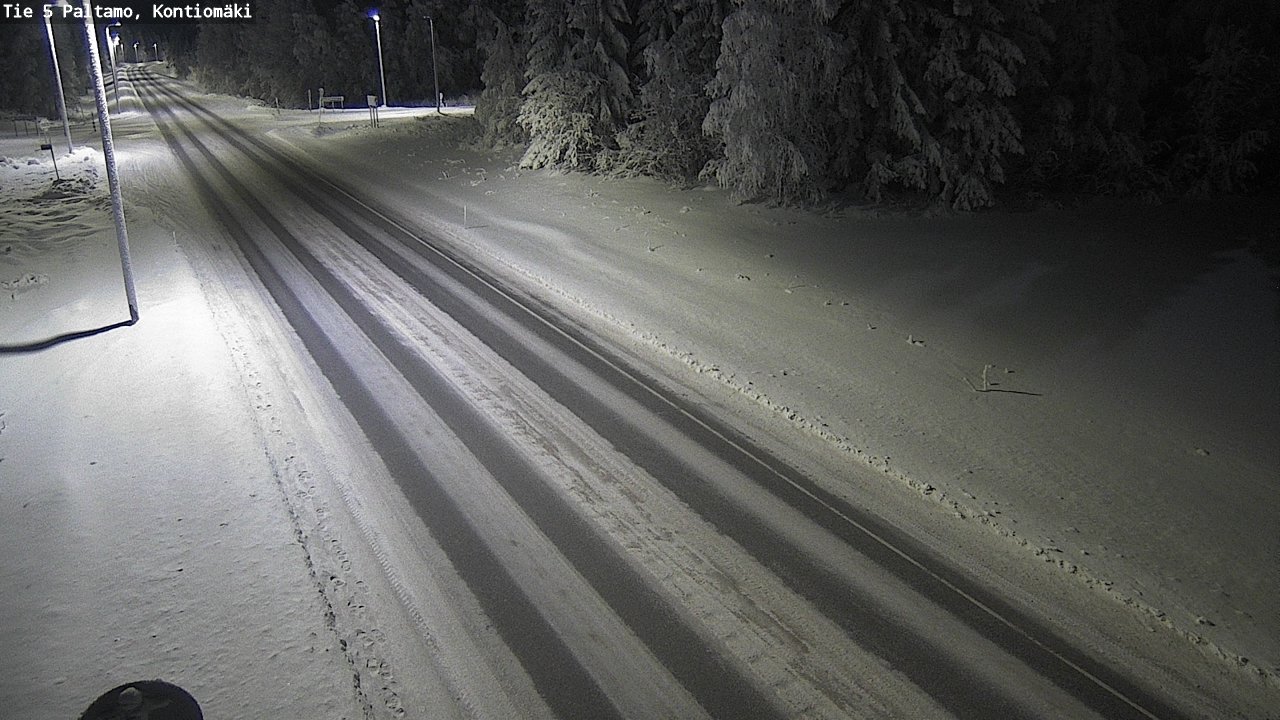 Weather Camera Image Road 5 Paltamo, Kontiomäki, Paltamo, Kainuu