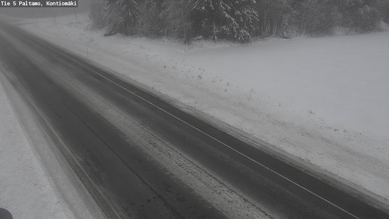Weather Camera Image Road 5 Paltamo, Kontiomäki, Paltamo, Kainuu