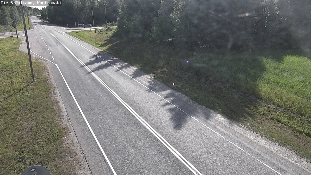 Weather Camera Image Väg 5 Paltamo, Kontiomäki, Paltamo, Kainuu