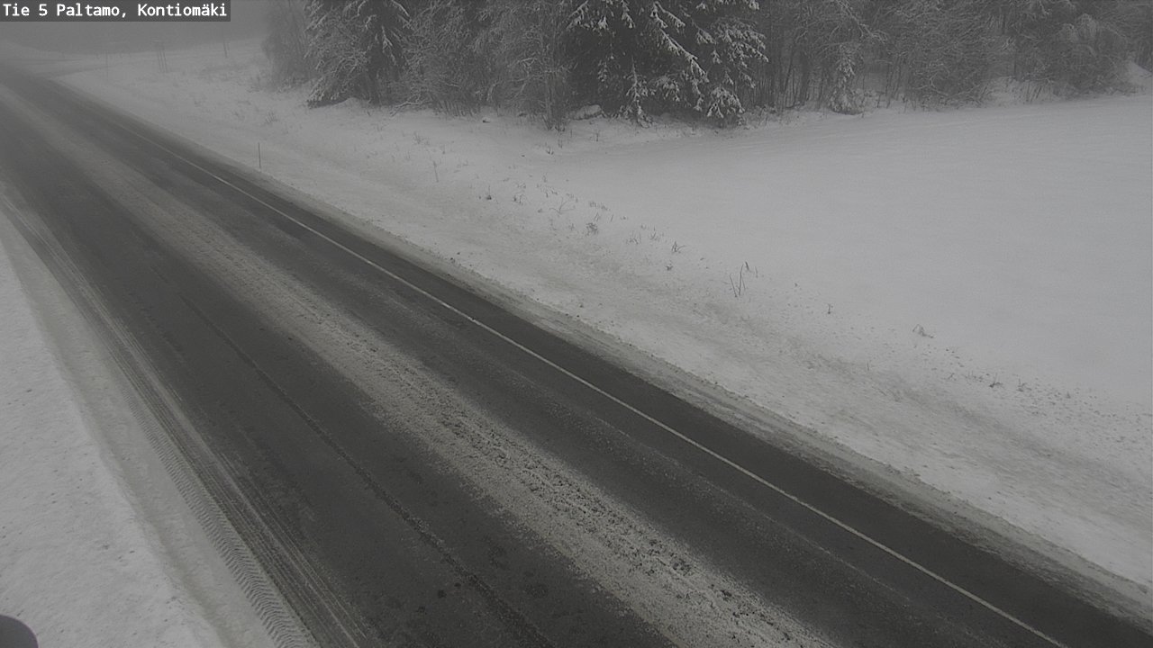Weather Camera Image Road 5 Paltamo, Kontiomäki, Paltamo, Kainuu