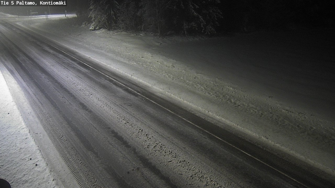 Weather Camera Image Road 5 Paltamo, Kontiomäki, Paltamo, Kainuu