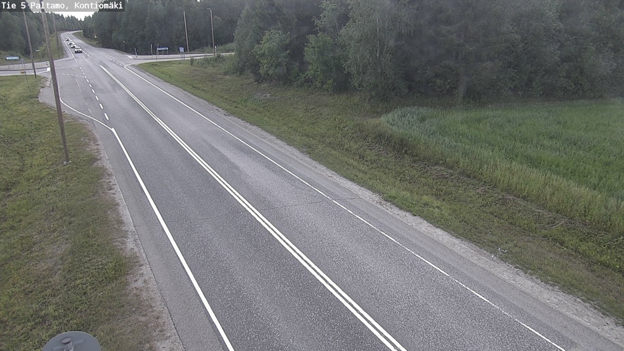 Weather Camera Image Väg 5 Paltamo, Kontiomäki, Paltamo, Kainuu