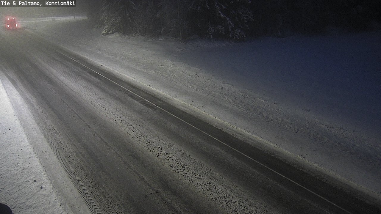 Weather Camera Image Road 5 Paltamo, Kontiomäki, Paltamo, Kainuu