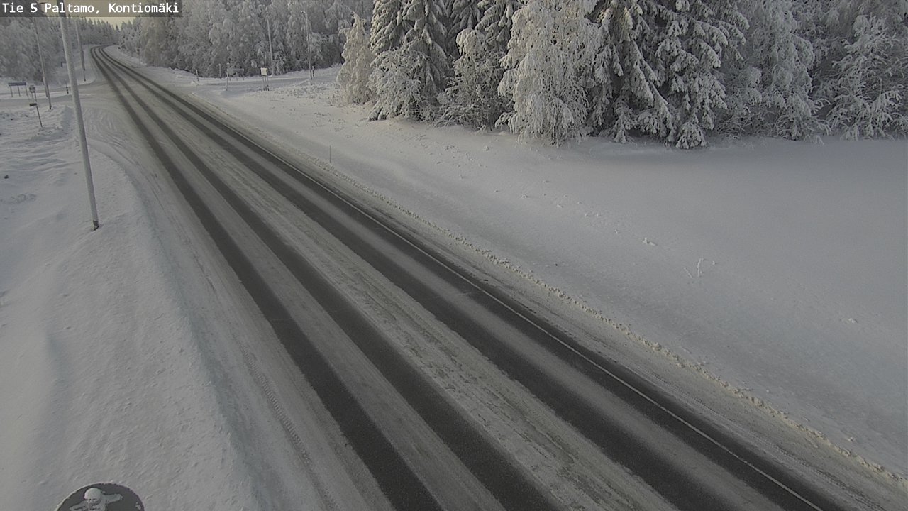 Weather Camera Image Väg 5 Paltamo, Kontiomäki, Paltamo, Kainuu
