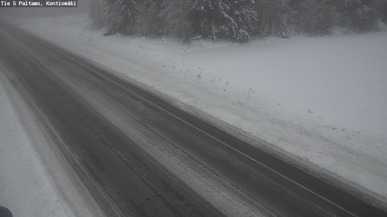 Weather Camera Image Road 5 Paltamo, Kontiomäki, Paltamo, Kainuu