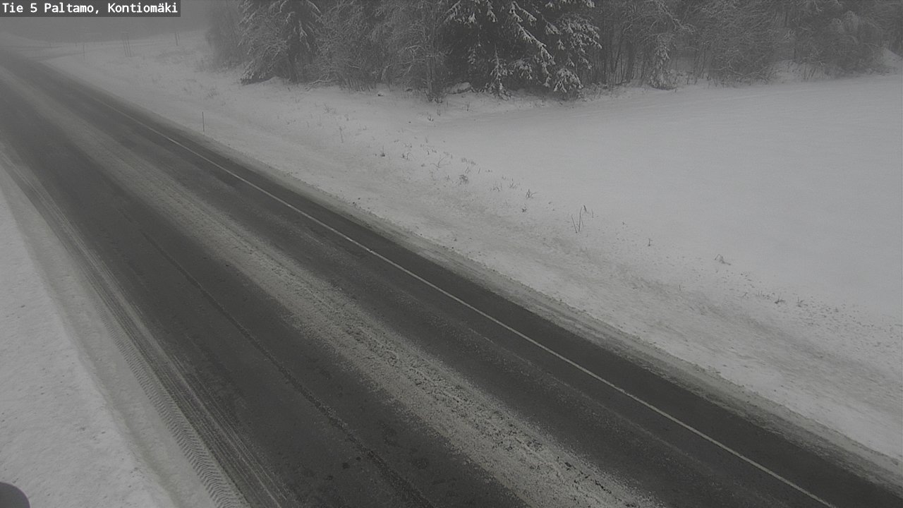 Weather Camera Image Road 5 Paltamo, Kontiomäki, Paltamo, Kainuu