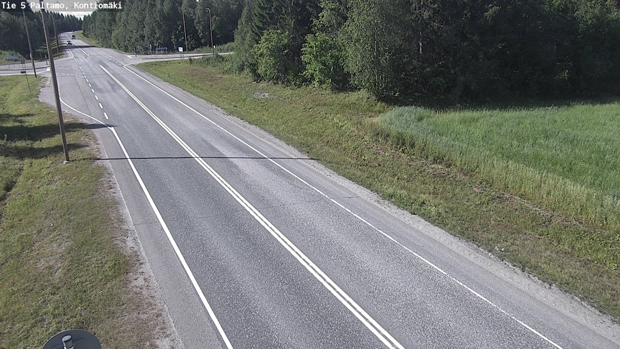 Weather Camera Image Väg 5 Paltamo, Kontiomäki, Paltamo, Kainuu