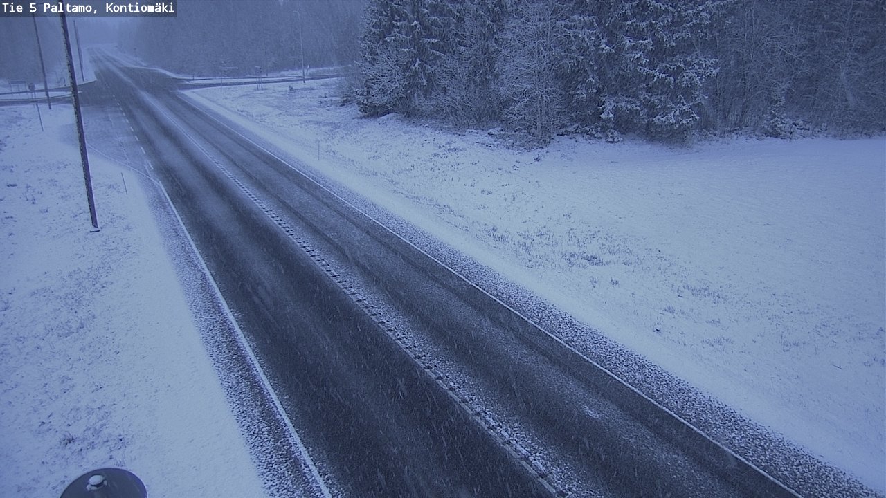 Weather Camera Image Väg 5 Paltamo, Kontiomäki, Paltamo, Kainuu