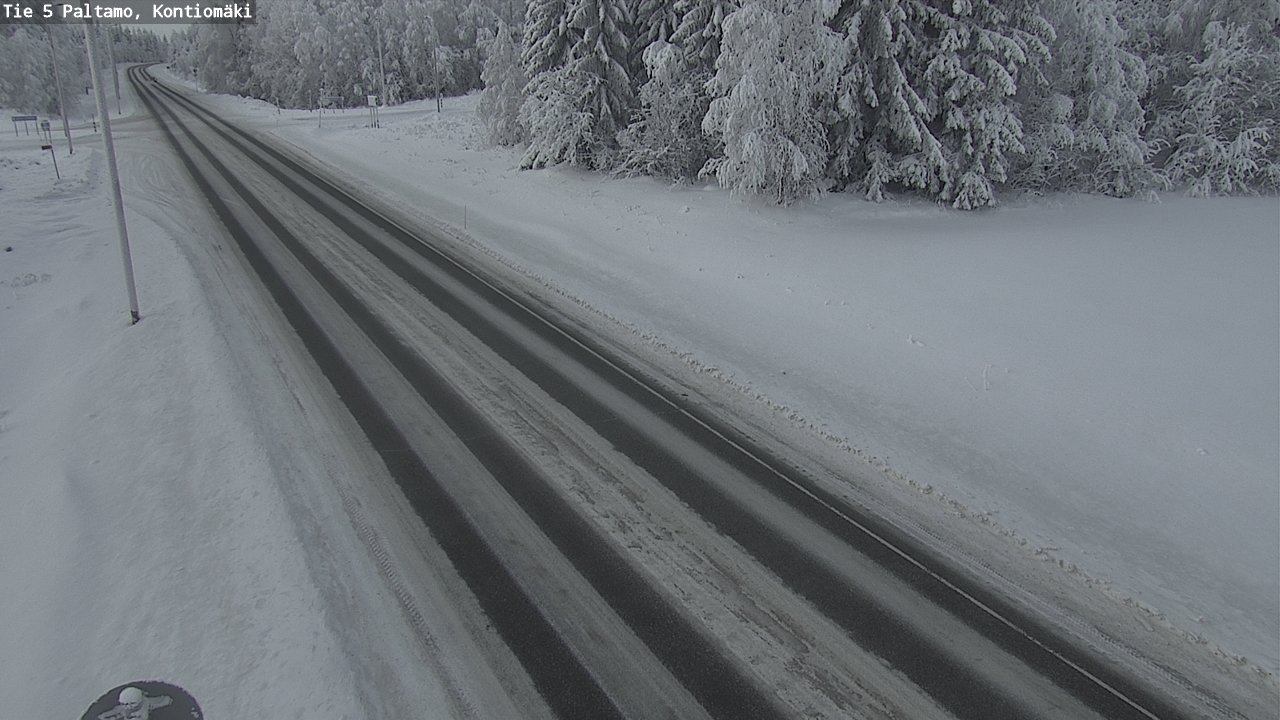 Weather Camera Image Väg 5 Paltamo, Kontiomäki, Paltamo, Kainuu