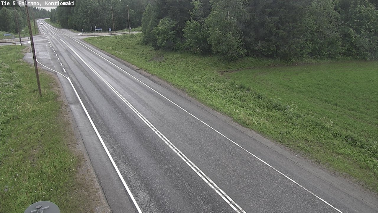 Weather Camera Image Road 5 Paltamo, Kontiomäki, Paltamo, Kainuu