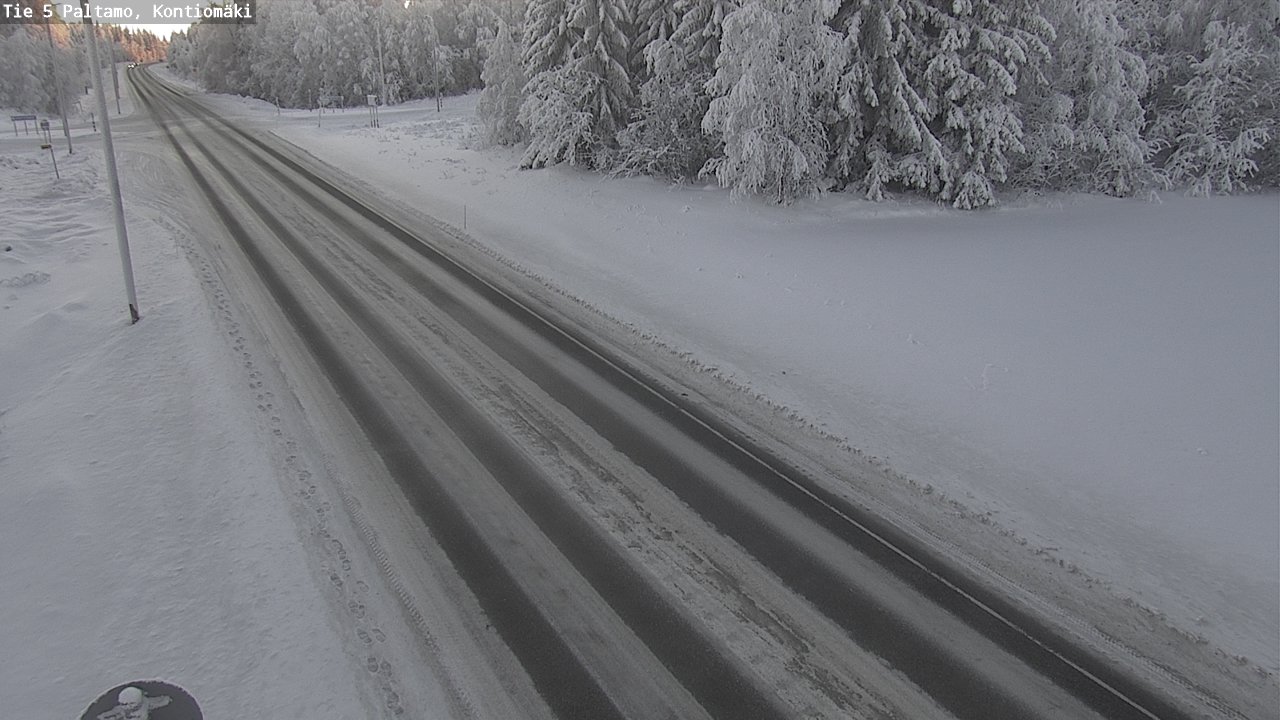 Weather Camera Image Väg 5 Paltamo, Kontiomäki, Paltamo, Kainuu