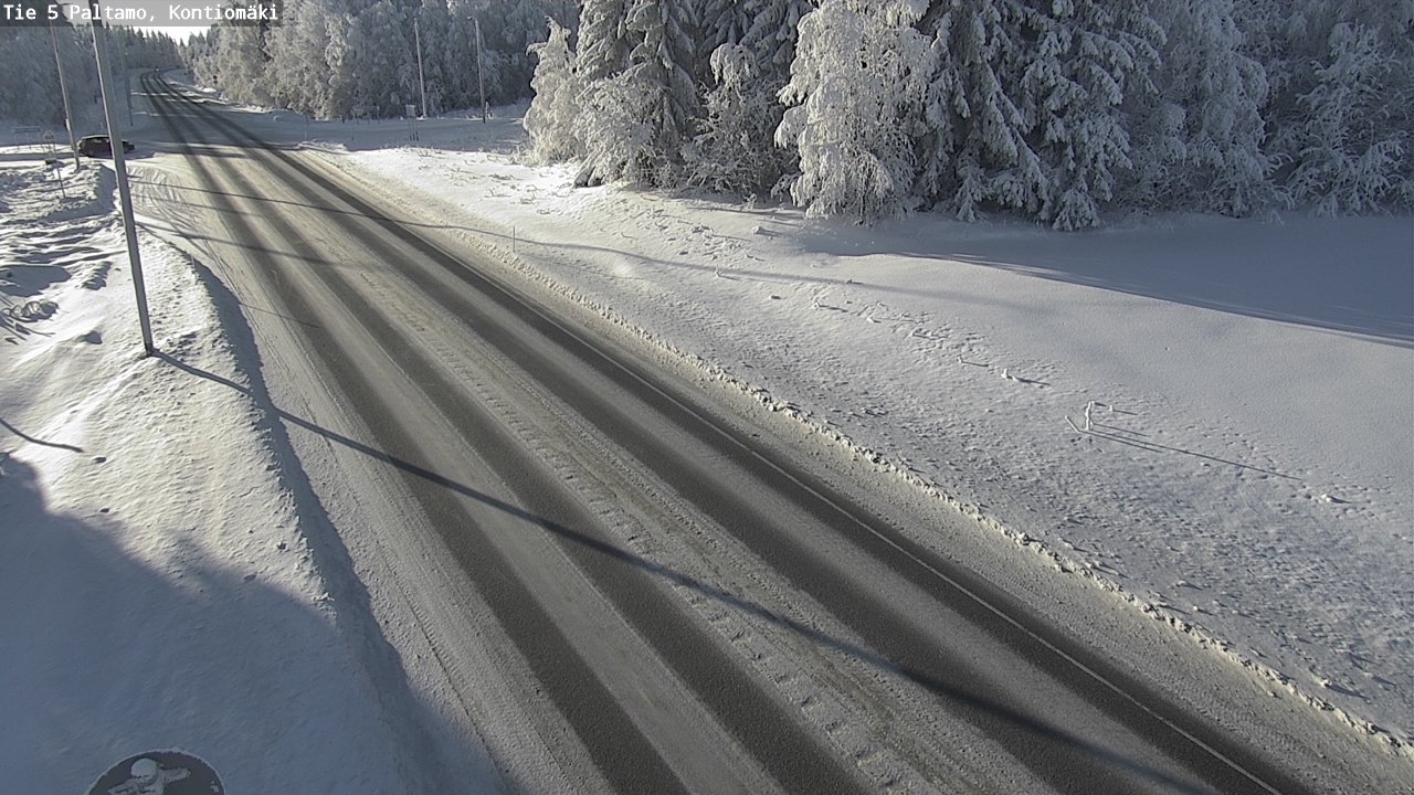 Weather Camera Image Väg 5 Paltamo, Kontiomäki, Paltamo, Kainuu