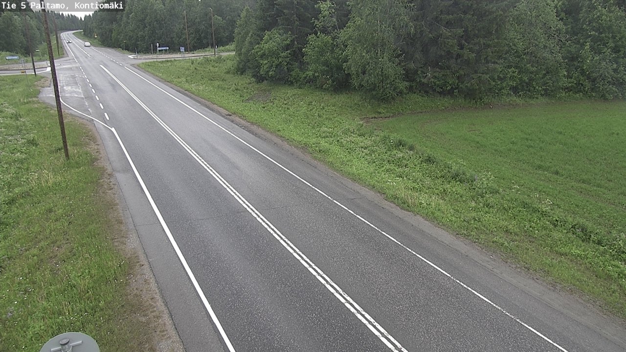 Weather Camera Image Road 5 Paltamo, Kontiomäki, Paltamo, Kainuu