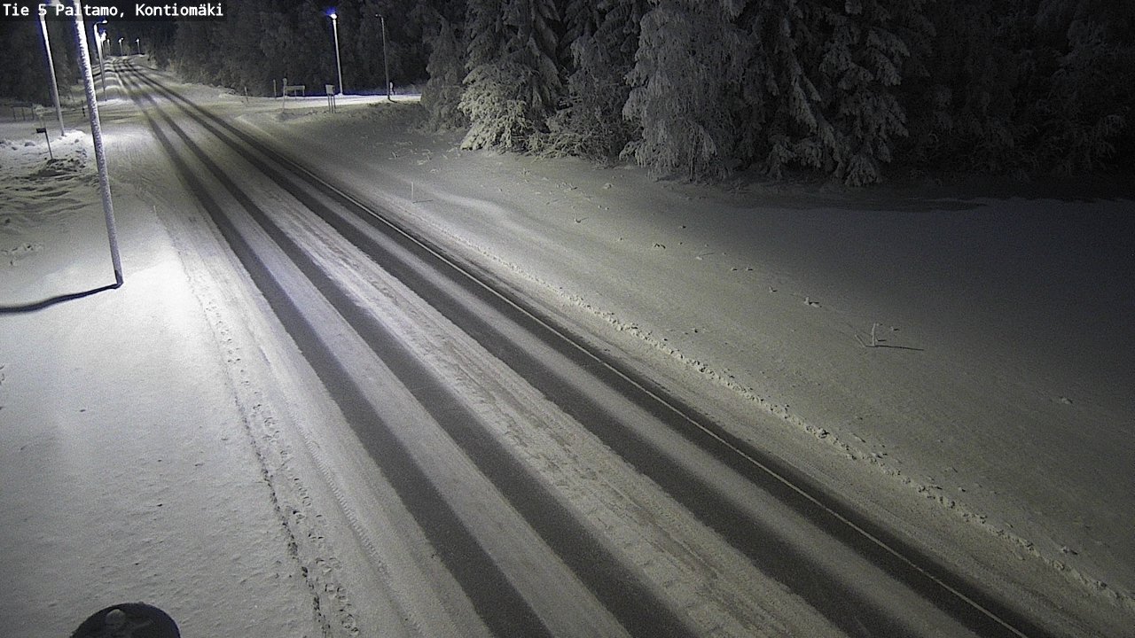 Weather Camera Image Väg 5 Paltamo, Kontiomäki, Paltamo, Kainuu
