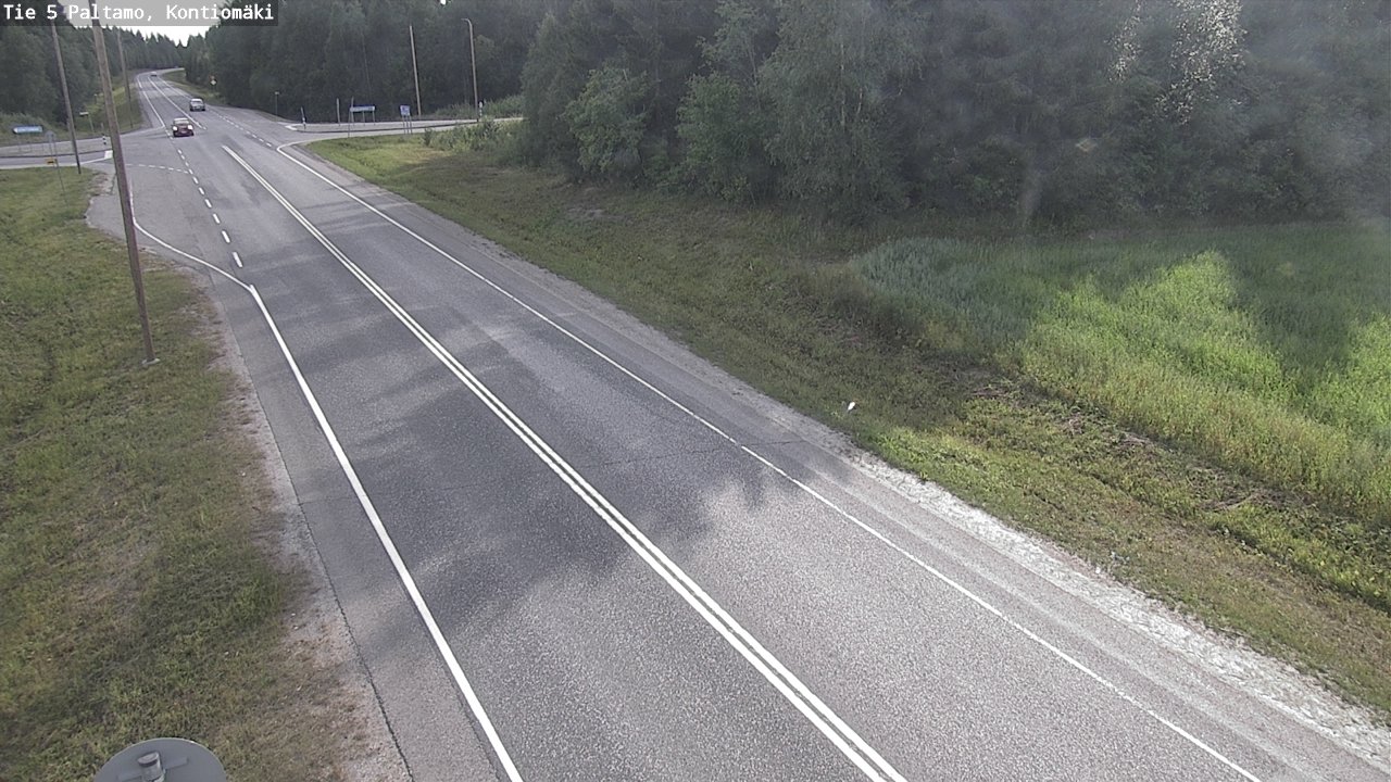 Weather Camera Image Väg 5 Paltamo, Kontiomäki, Paltamo, Kainuu